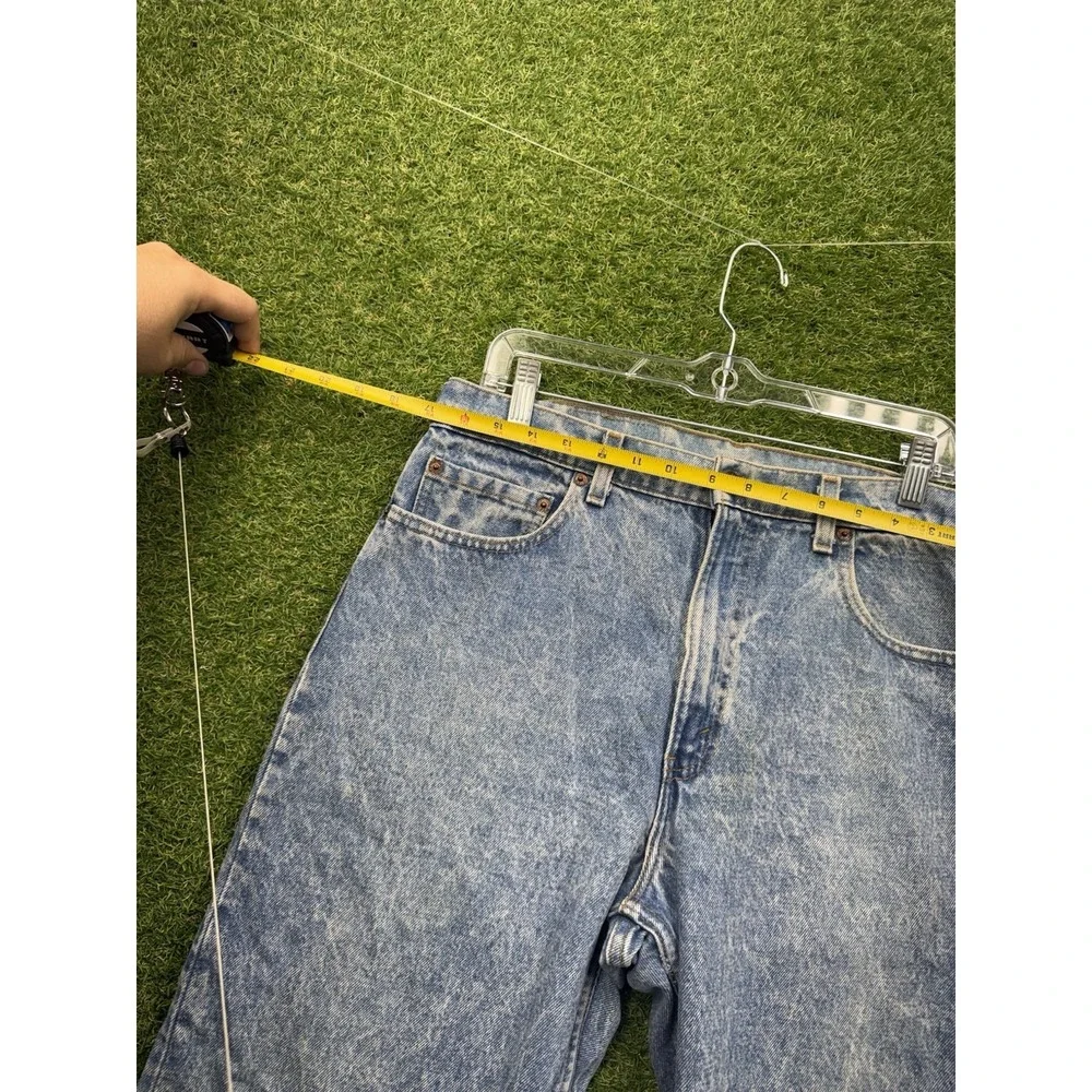 Vintage Levis 505 XX Jeans Mens 36x30 Acid Wash Made in USA Denim Workwear